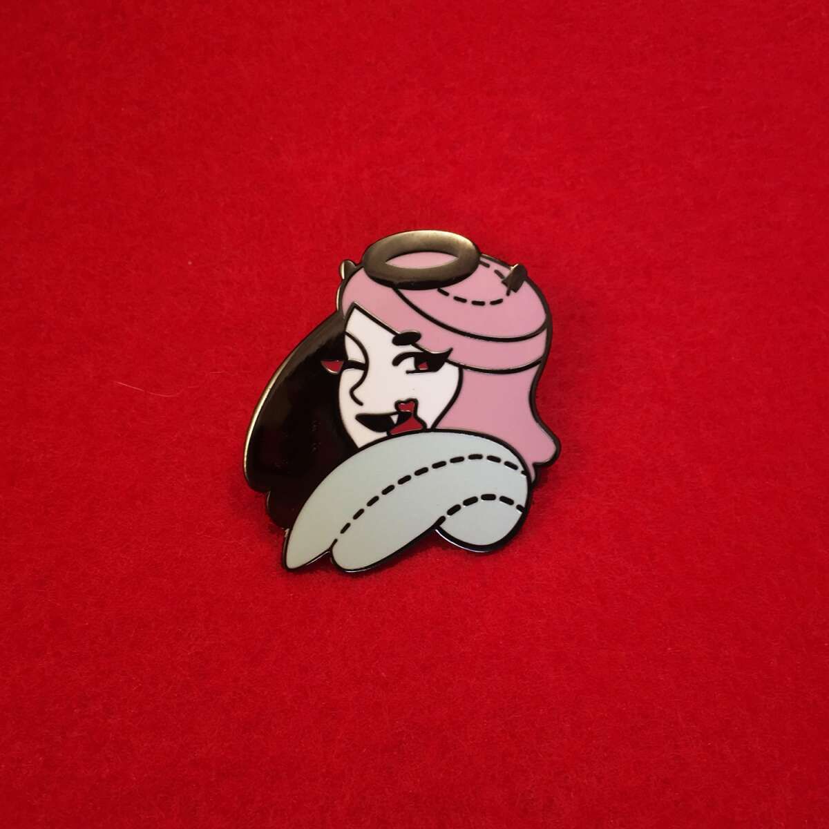 Devil Girl Enamel Pin | Image 1