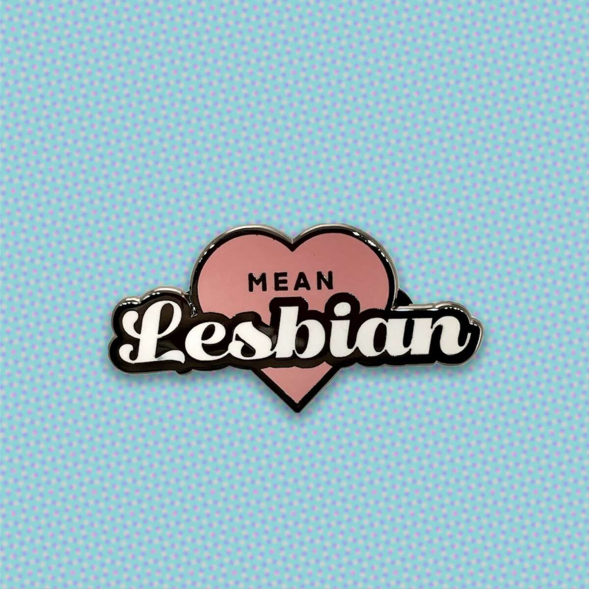 Mean Lesbian Enamel Pin | Image 1