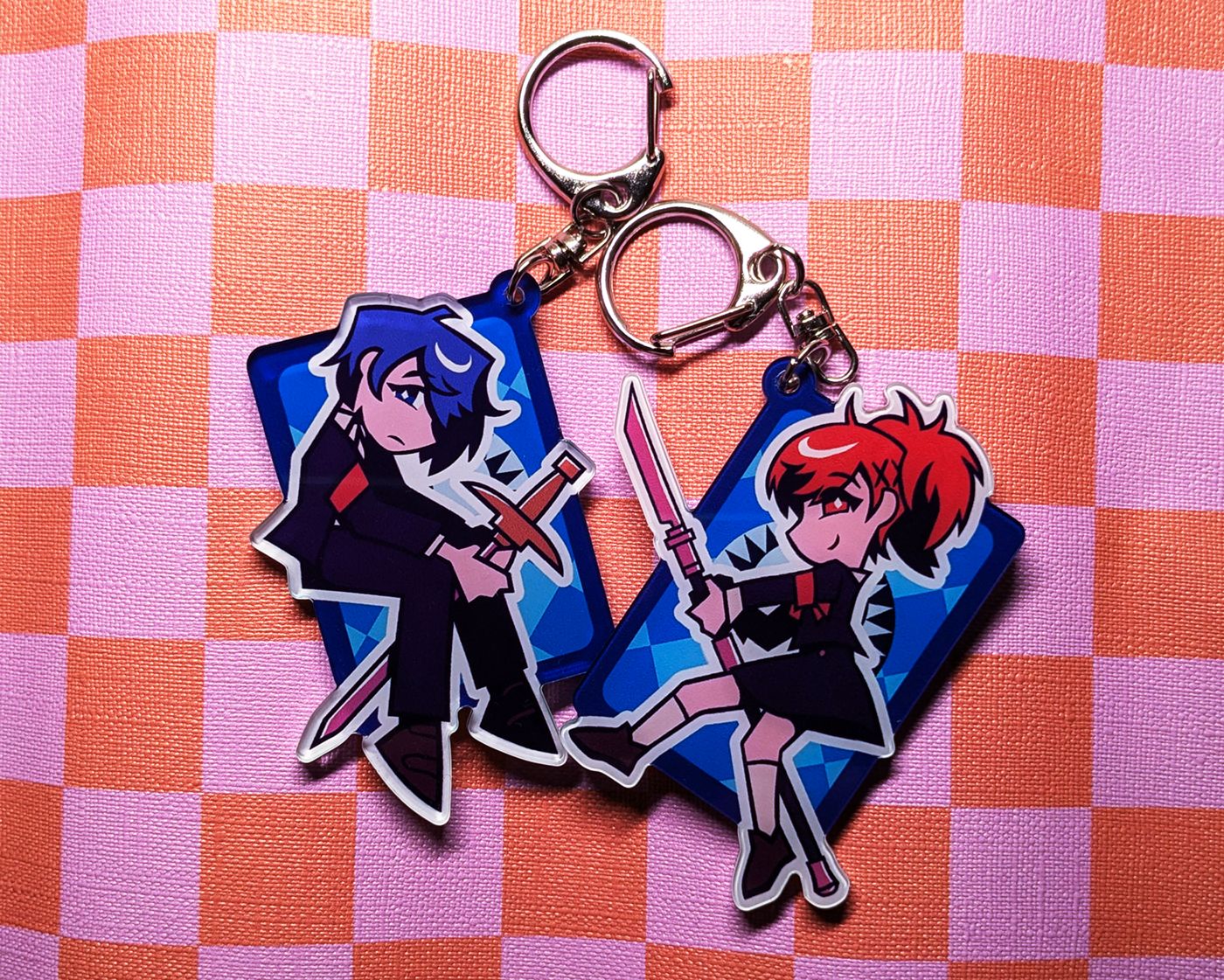 Persona 3 Protagonist Keychains | Image 1