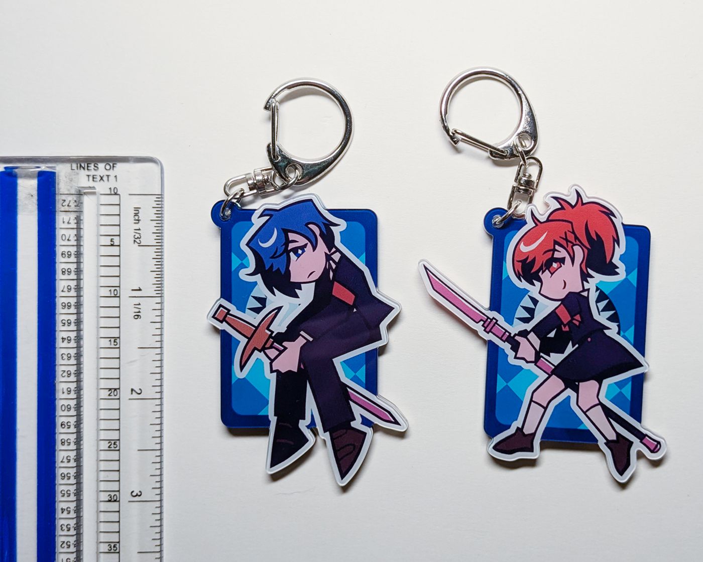 Persona 3 Protagonist Keychains | Image 3