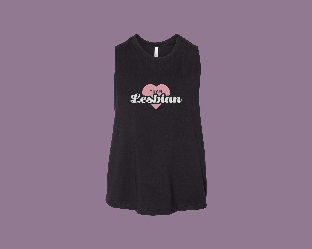 Mean Lesbian Cropped Tank | Image 1