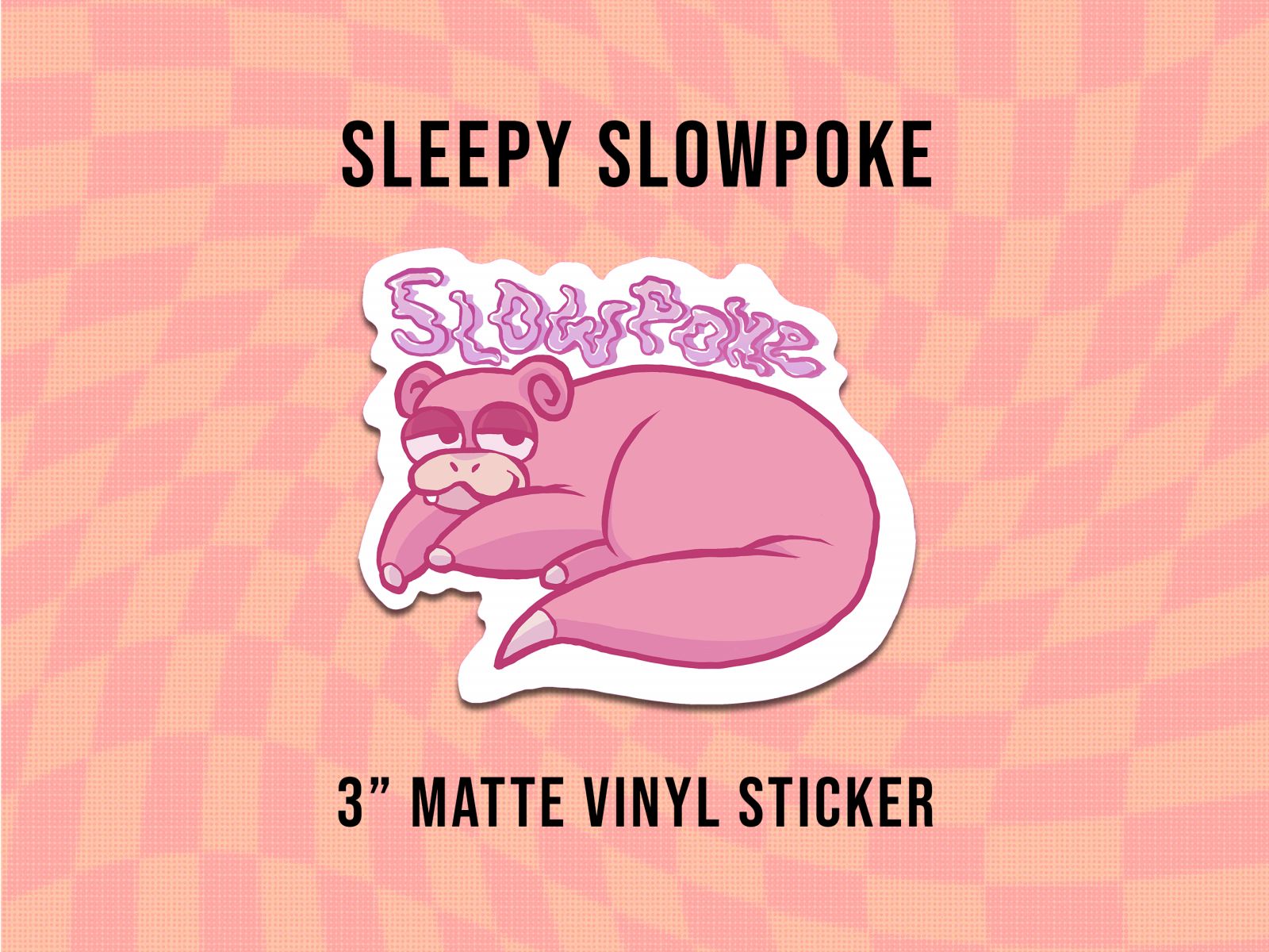 Sleepy Slowpoke Sticker | Image 1