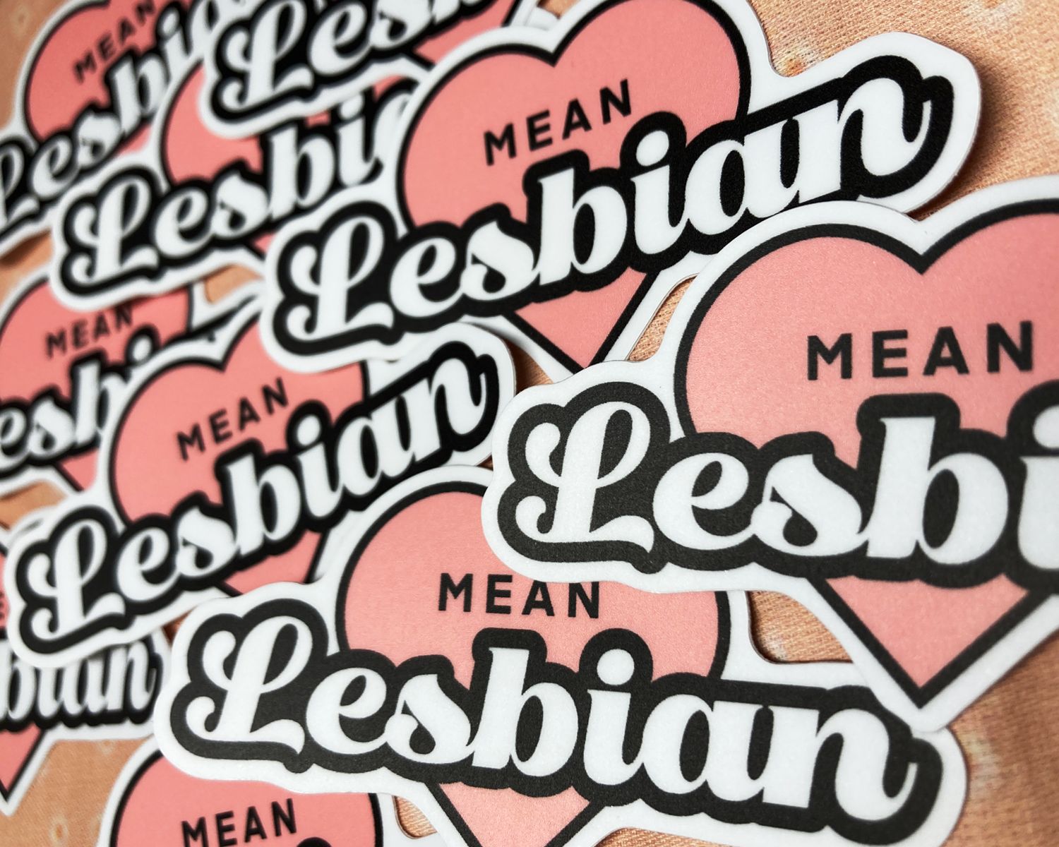 Mean Lesbian Sticker | Image 1