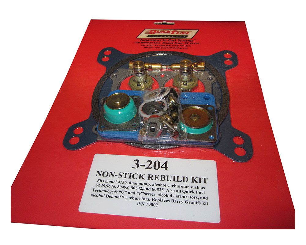 Quick Fuel Technology Carburetor Rebuild Kit Holley 4150/Quick Fuel Gas 3-304QFT Quick Fuel Technology Carburetor Rebuild Kit Holley 4150/Quick Fuel Gas 3-304QFT