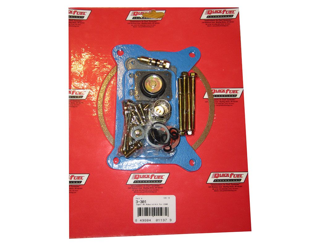 Quick Fuel Technology Carburetor Rebuild Kit Holley 4150/Quick Fuel Gas 3-304QFT Quick Fuel Technology Carburetor Rebuild Kit Holley 4150/Quick Fuel Gas 3-304QFT